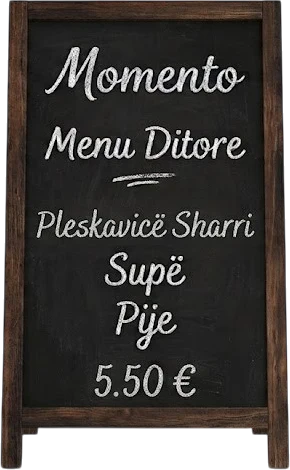 Oferta e ditës E Mërkurë te Momento Restaurant — Pleskavicë Sharri