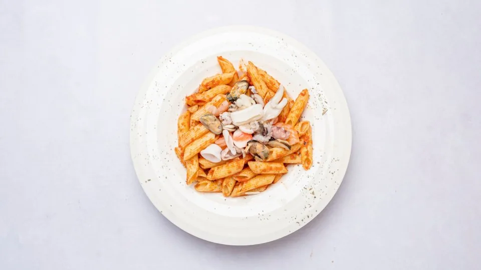 Pasta me Fruta Deti — Momento Restaurant, Ferizaj