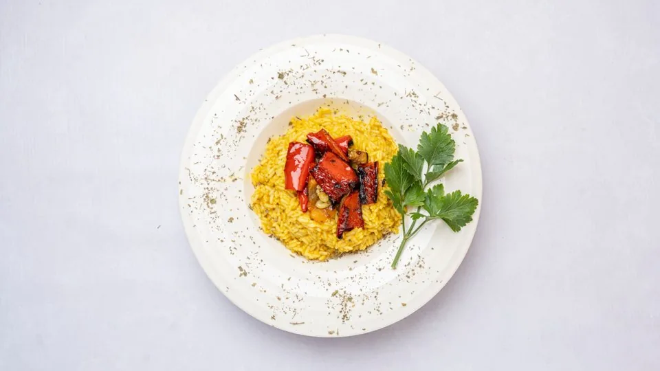 Risotto me Perime — Momento Restaurant, Ferizaj